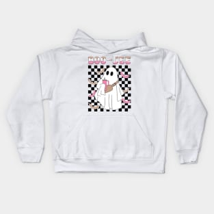 Spooky Season Cute Ghost Halloween Costume Boujee Boo-Jee Kids Hoodie